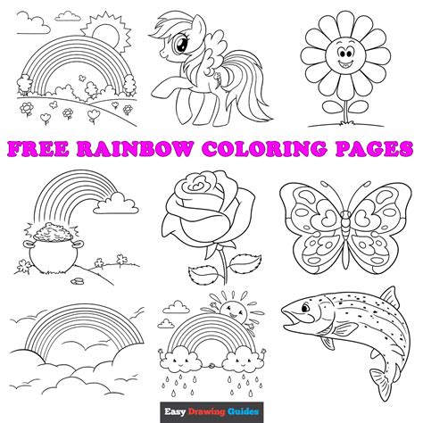 Coloring Pictures Rainbow