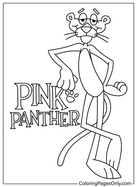 Coloring Pink Panther