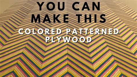 Coloring Plywood