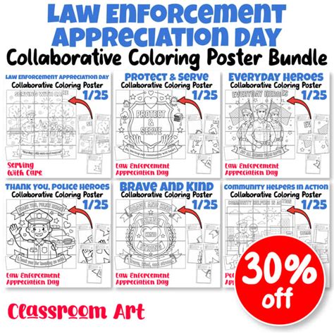 Coloring Poster For Classroo