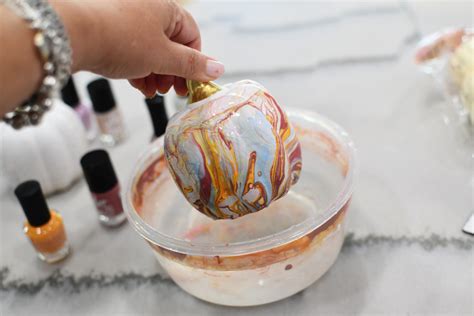 Coloring Pumpkins With Nail Polis