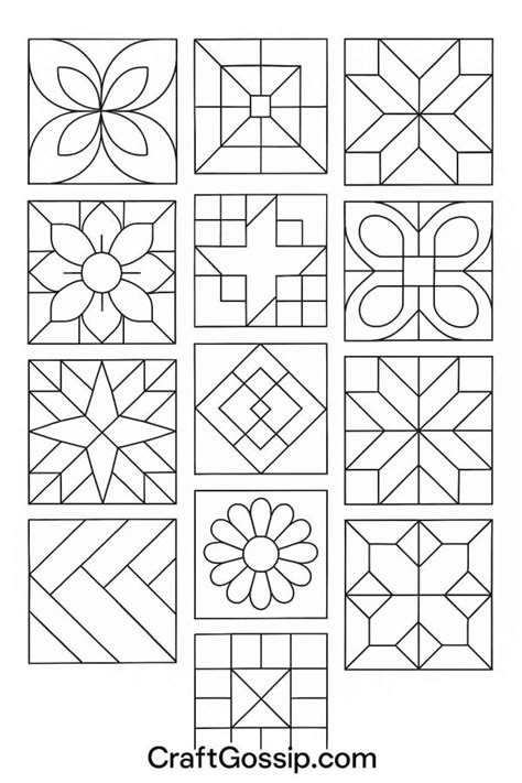 Coloring Quilt Blocks