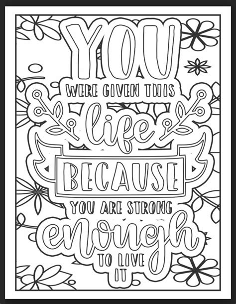 Coloring Quote