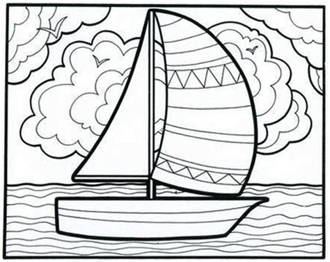Coloring Sailboa