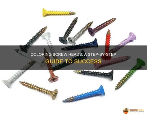 Coloring Screw Heads