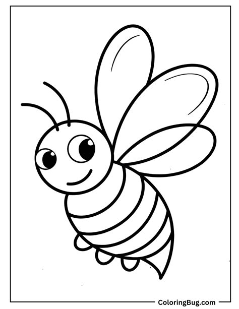 Coloring Sheet Bee