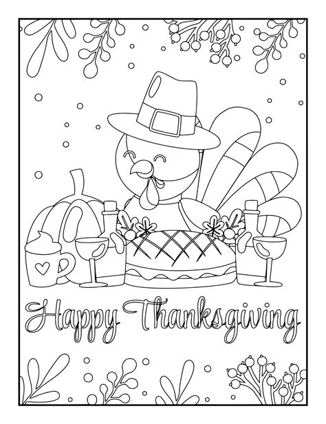Coloring Sheet For Thanksgiving