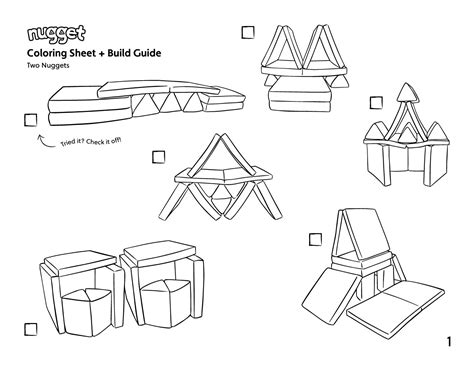 Coloring Sheets + Build Guides! – Nugget