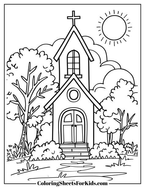 Coloring Sheets For Churc