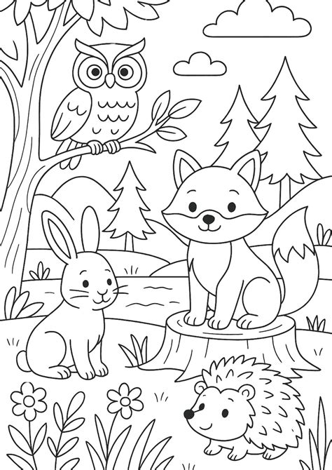 Coloring Sheets Of Animals