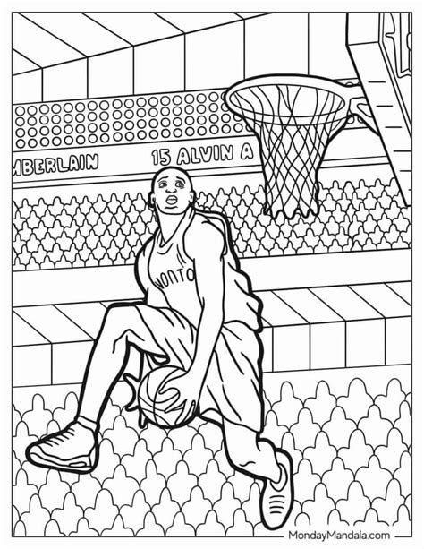 Coloring Sheets Of Basketba