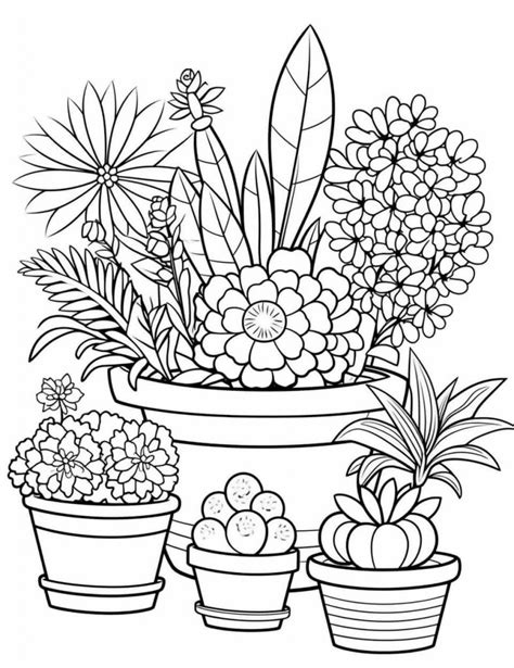 Coloring Sheets Plants
