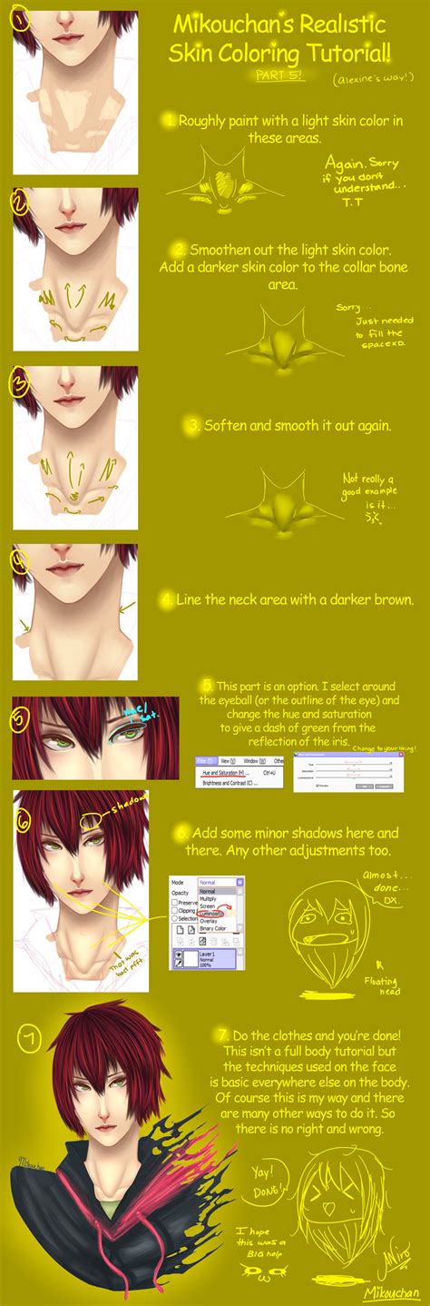 Coloring Skin Tutorials. on AllSAITutorials DeviantArt
