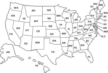 Coloring States Map
