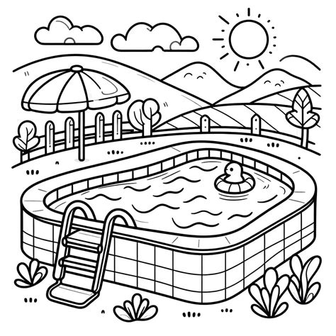 Coloring Swimming Poo
