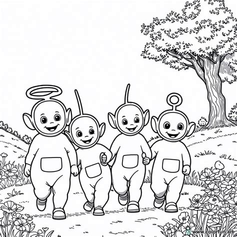 Coloring Teletubbies
