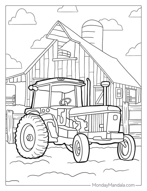 Coloring Tractor