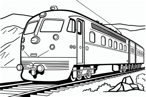Coloring Train Pages