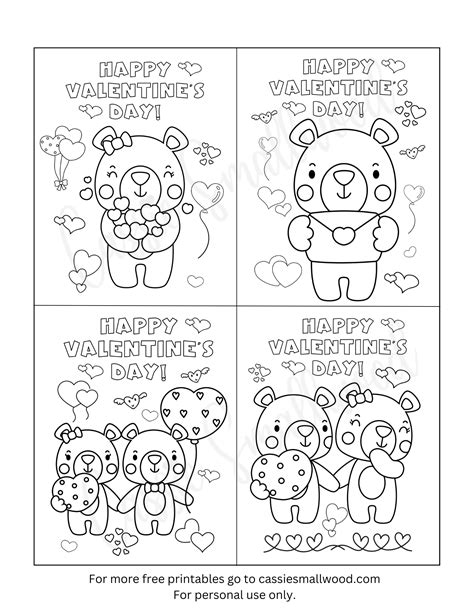 Coloring Valentines Cards
