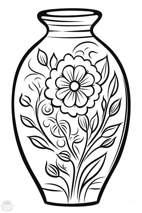 Coloring Vase