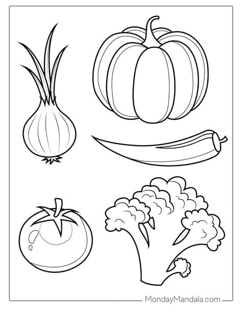 Coloring Vegetables