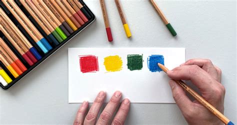 Coloring Water With Colored Pencils