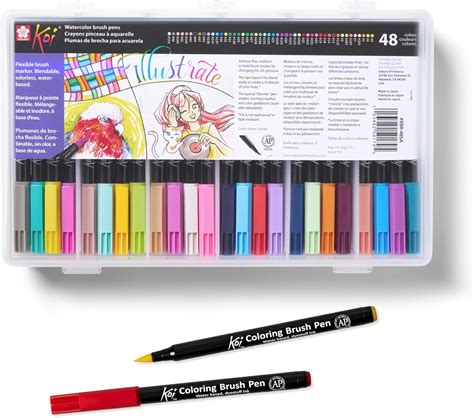 Coloring With Brush Pens