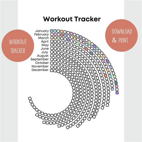 Coloring Workout Tracker