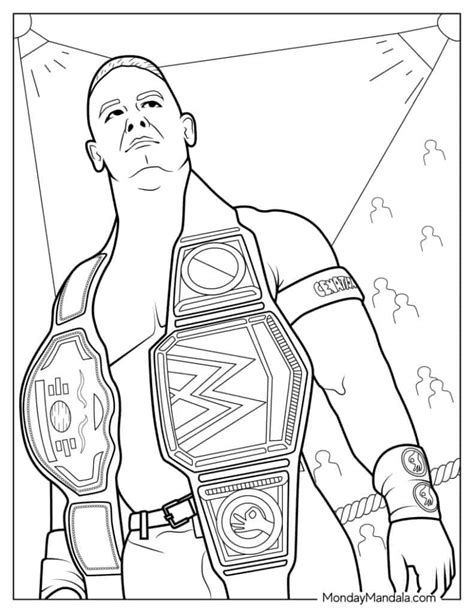 Coloring Wwe