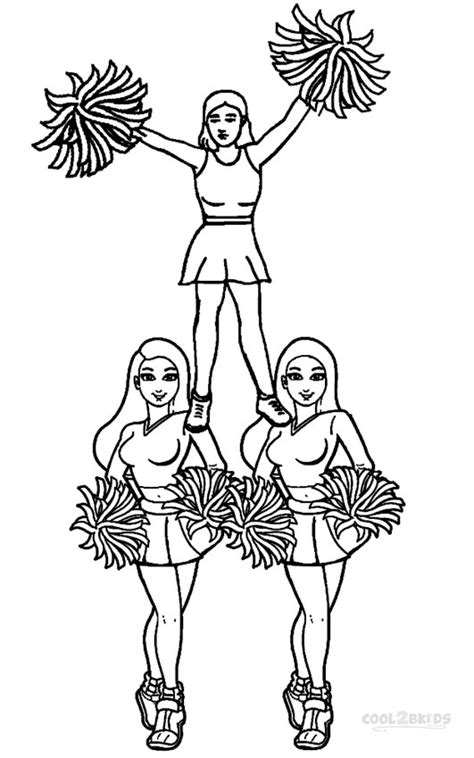 ᐉ【 Cheerleading Coloring Pages 】for ️ Kids and ️ Adults ⭐ Just Coloring Pages ⭐ Coloring Pictures for Free ️ Print and Download. Coloring pages for cheerleading