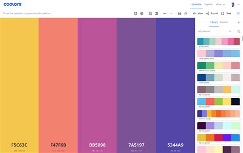 Colors co. Color library. Color contrast tester. Gradient palette generator. Color shade generator. Color palette from image. Change SVG color. Background maker. For artists and designers, bring your designs to life with our collection of online color tools and color palette inspiration. 