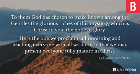 Colossians 1:27 Meaning and Commentary - Bible Study Tools