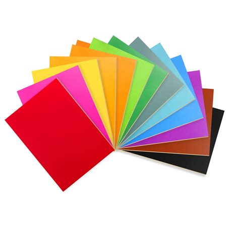 Coloured plywood sheets.  Crafted in Color, Built with Creative! 12 Pack ...