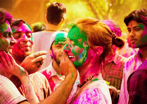 Colourful festival. Holi is a Hindu festival that celebrates spring, love, and new life. Some families hold religious ceremonies, but for many Holi is more a time for fun. It's a colourful festival, with dancing ... 