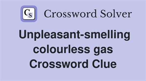 Colourless gas - crossword puzzle clues & answers - Dan Word