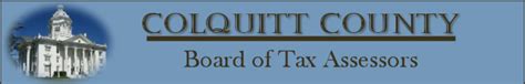 Search Colquitt County property tax and assessment records by address, owner name or parcel number. Sales search available with paid subscription. Assessor Records. Colquitt County Tax Assessor 101 East Central Ave, Room 135, Moultrie, GA 31776 Phone (229)616-7425 Fax (229)616-7428..
