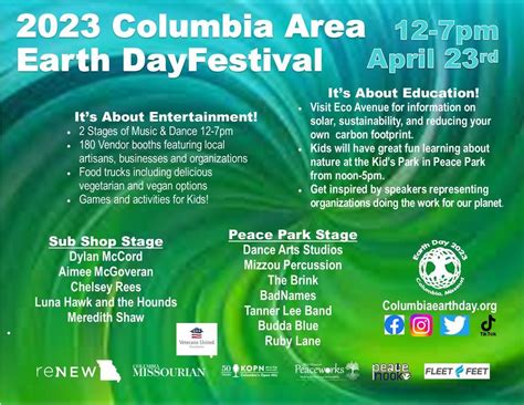 Columbia Area Earth Day Festival - City of Columbia Missouri