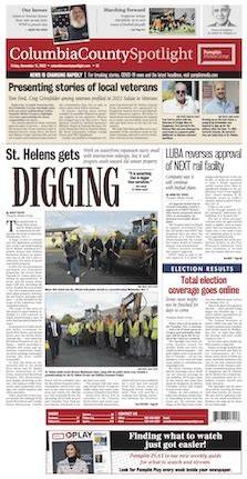 Columbia county oregon newspaper.  The Columbia County Spotlight, previ...