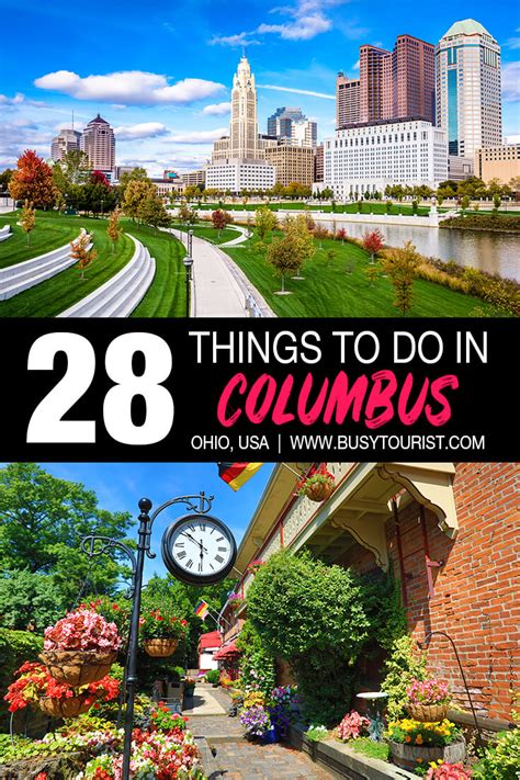 Columbus things to do. Huge List of Columbus Happy Hours. Discounted and Free Museum Days in Columbus. Over 20 Farmers Markets around Columbus. Over 325 Central Ohio and Columbus Festivals. Columbus Zoo Tickets, Discounts, and Free Days. Kids Eat Free (or cheap) in Columbus. Fun and Tasty Adventure Trails in Ohio. 50+ Best Free and Cheap Date Ideas. 