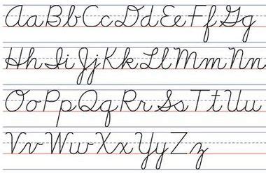 Column The decline and neardeath of cursive writing