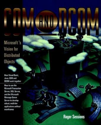Com And Dcom Micrsoft 39 S Vision For Distributed Objects