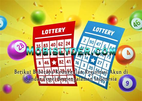 Com bandar togel terbaik daftar sekarang dan coba keberuntunganmu. Membuat akun bandar togel.