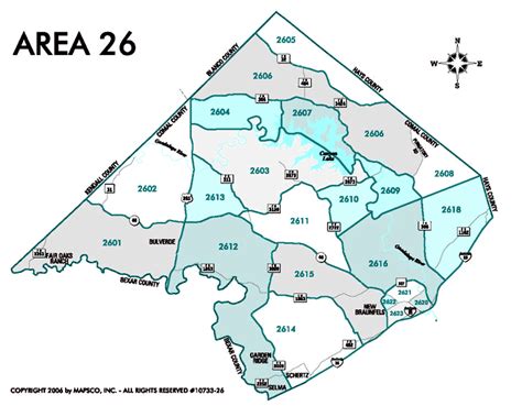 Comal County Zip Code Map