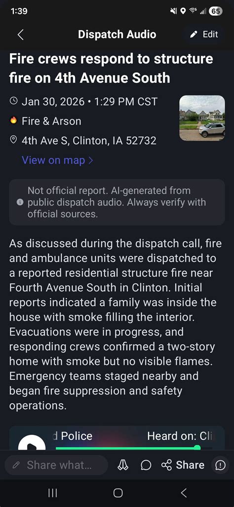 Comanche county dispatch. .  As discussed during the dispatch call, report of a 1050 (traffic a...