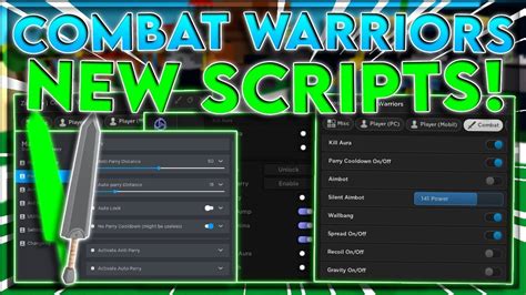 Combat Warriors Script - Auto Farm, Kill Aura, Auto Parry!