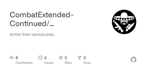 Combat extended armors github.  - CombatExtended-Continued/CombatExtendedArm...
