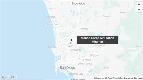 Combat jet crashes near Marine air base in San Diego