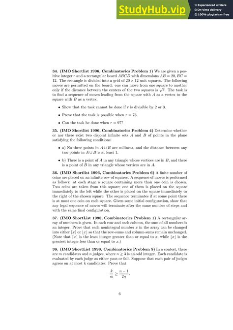 Combinatorics problems with solutions pdf.  Solutions to the Combinatori...