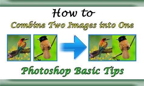 How to combine photos in photoshop easily, including how to 