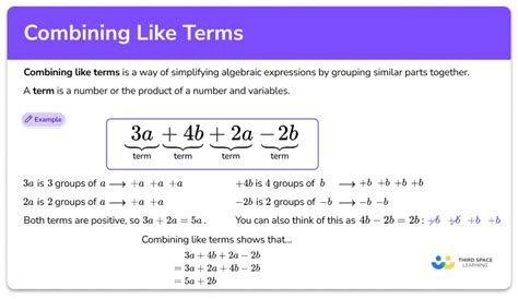Combing Like Terms